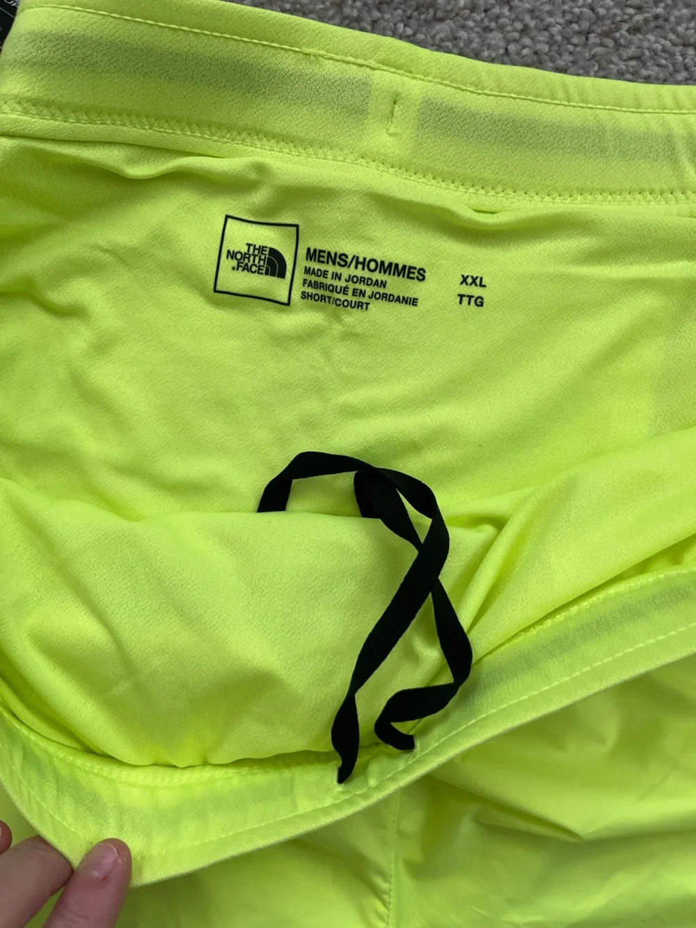 NWT The North Face Blue and Yellow Activewear Shorts and Swim Trunks Size XXL